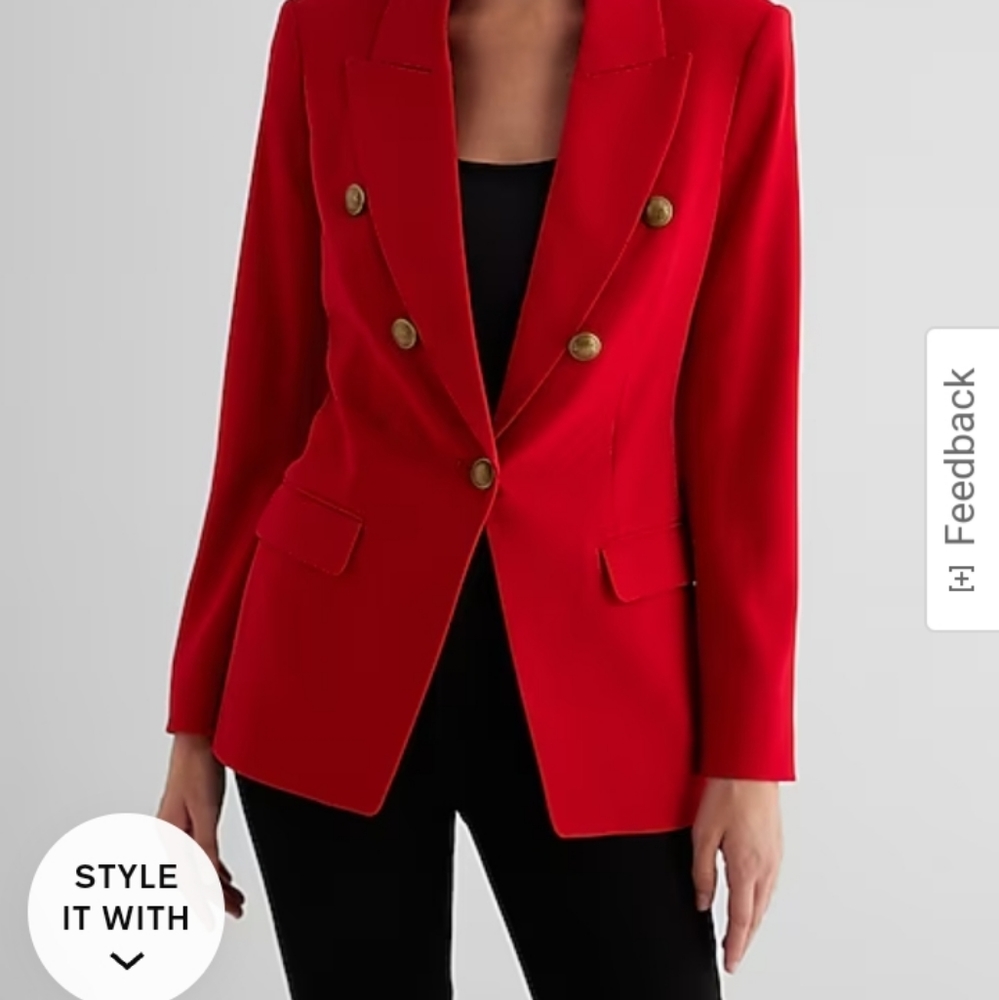 New Red Express Blazer